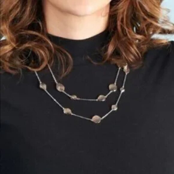 Melinda Maria Sabrina Pod Necklace Silver - Picture 2 of 2